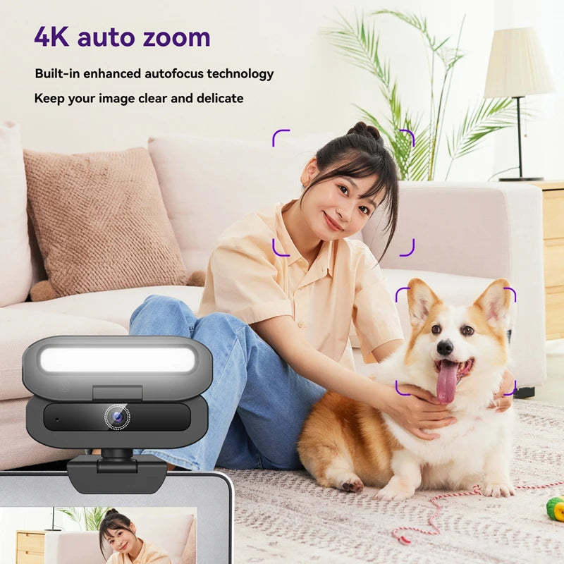 Xiaomi Webcam 4K 60FPS Livestream Pro Mic LED 2025