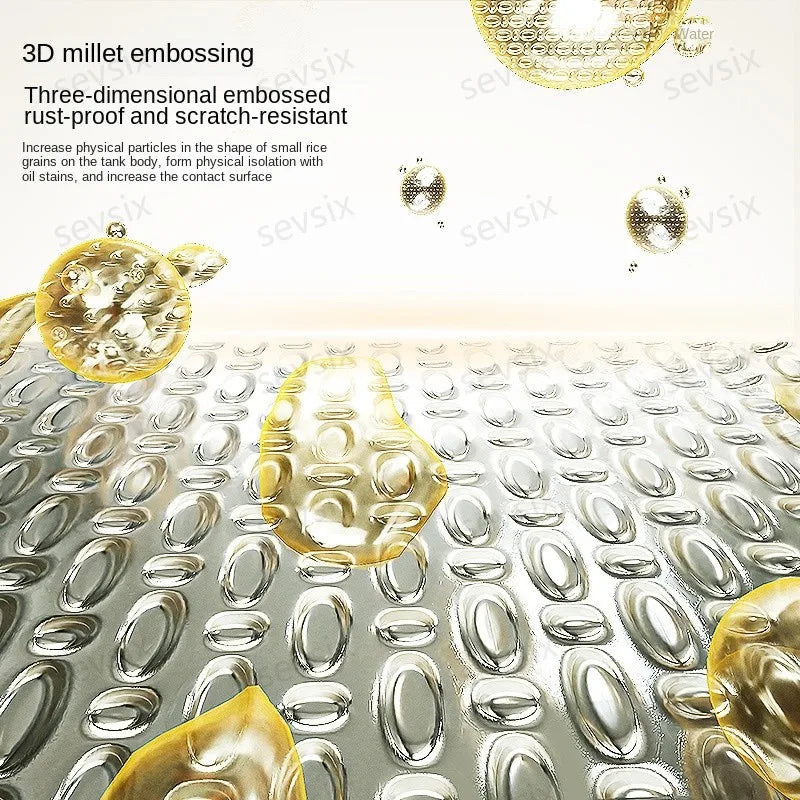 Chậu rửa bếp thông minh hiện đại chống xước bạc