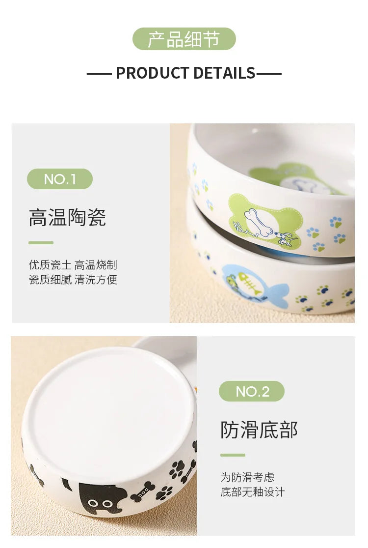 Bát Sứ Ăn Uống Cho Chó Mèo Đa Năng Tiện Lợi - Daisan Mart