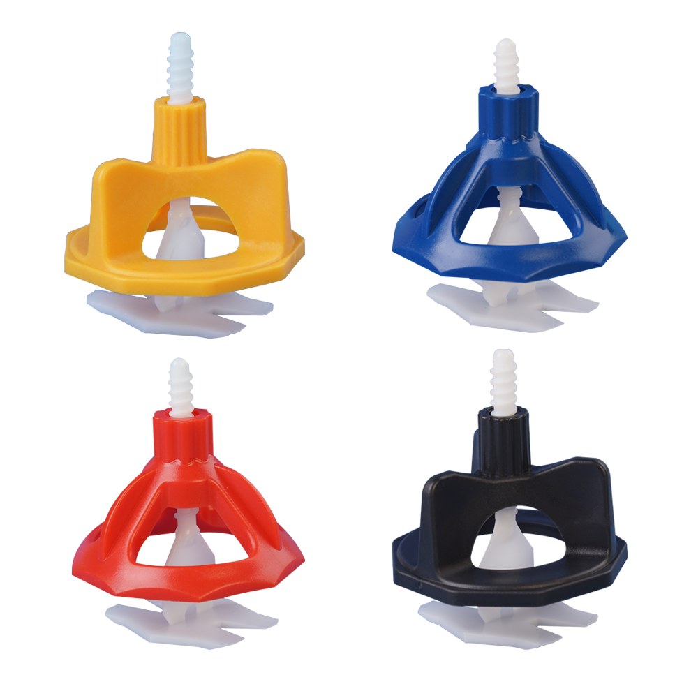 100 Pieces Ceramic Tile Accessories, Spacers and Clamps, Reusable Tile Leveling System 
