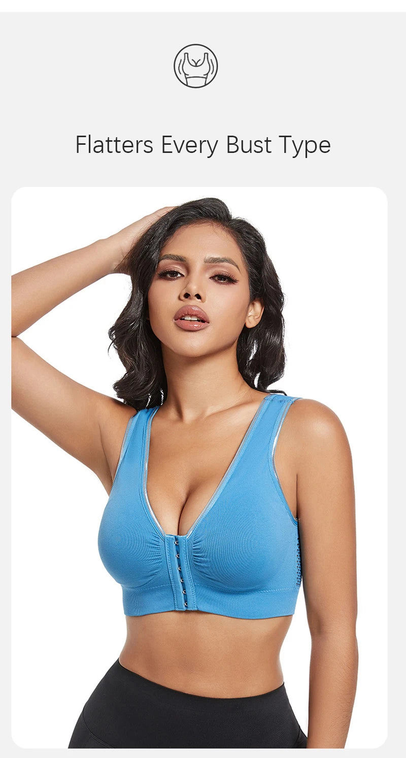 Sexy, Breathable, Wire-Free Women's Sports Bra