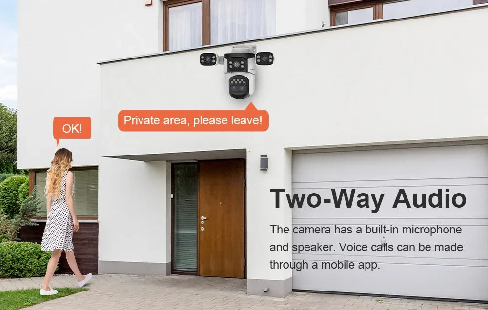 20MP LS Vision WiFi Security Camera - 10X Zoom