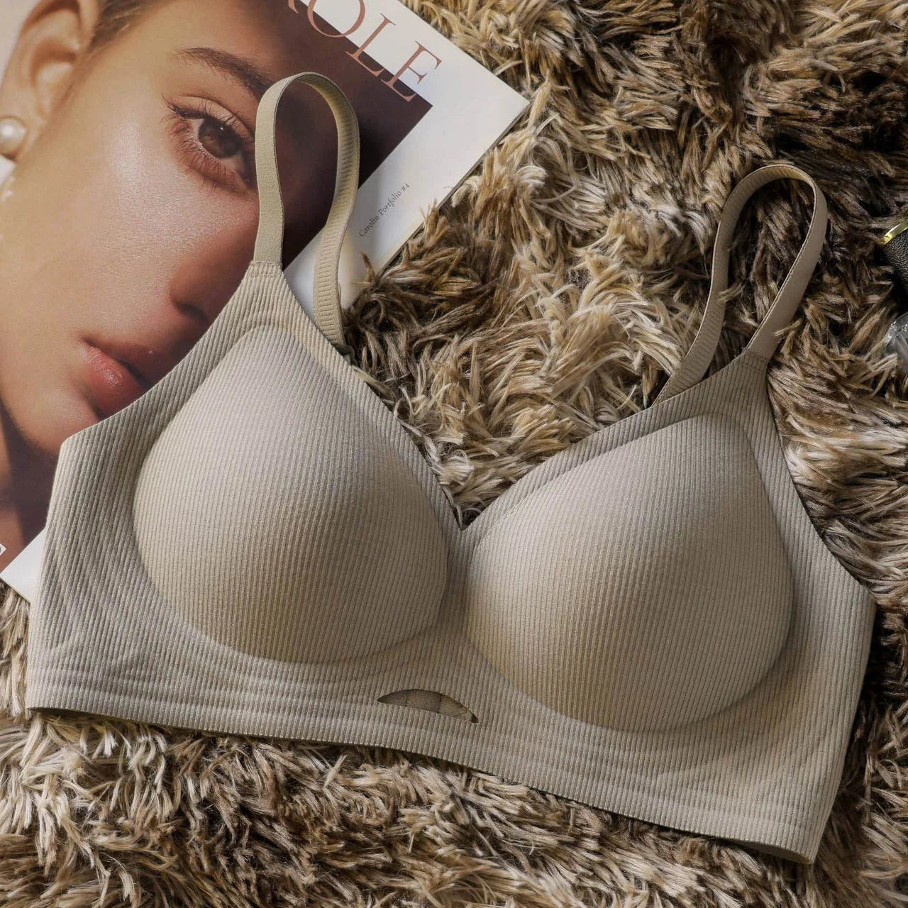 Sexy, Breathable, Push-Up, Wire-Free Women's Bra