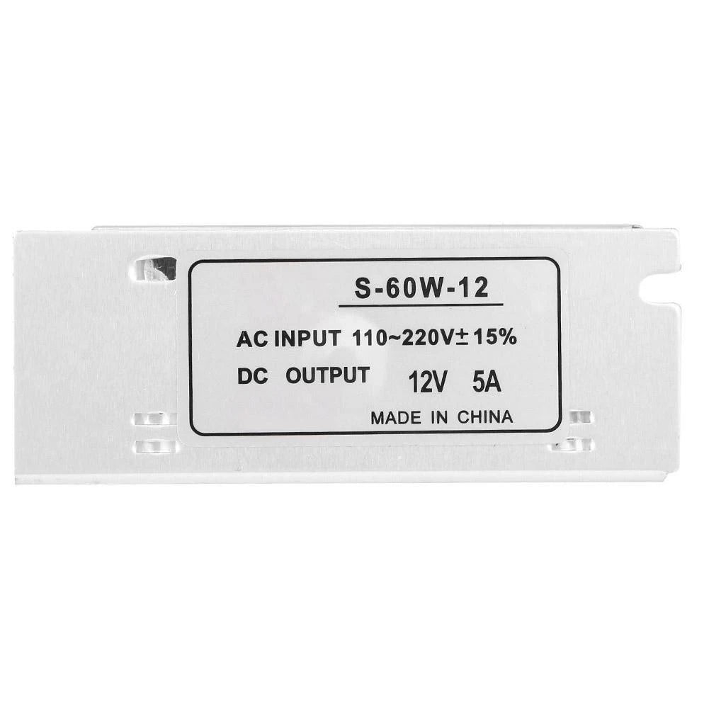 Nguồn Điện 12V 5A 60W Chuyển Đổi AC-DC cho LED Strip