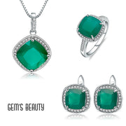Emerald Jewelry Set - Luxurious and Sophisticated