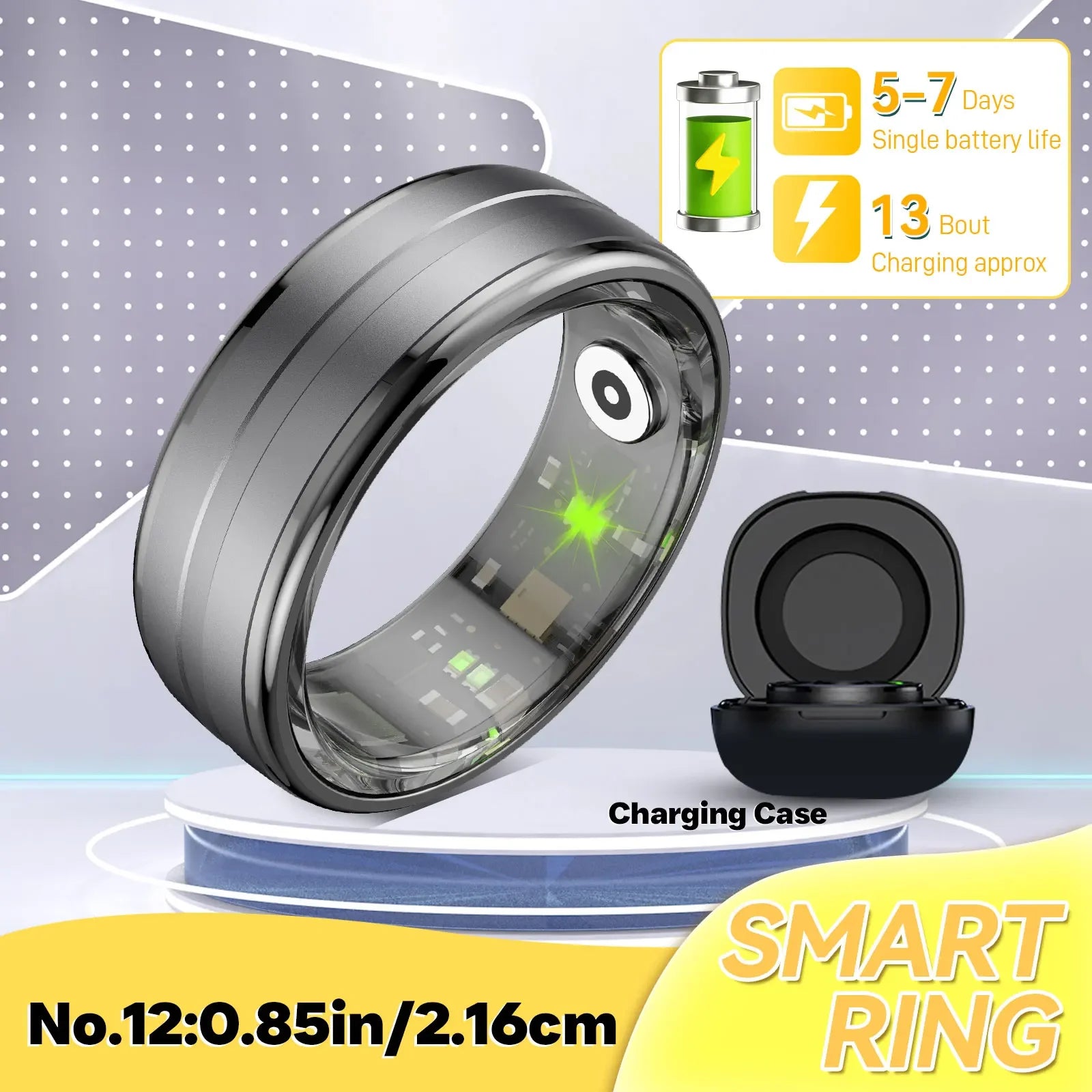 EIGIIS R06 Health Ring - Waterproof, Smart Measurement