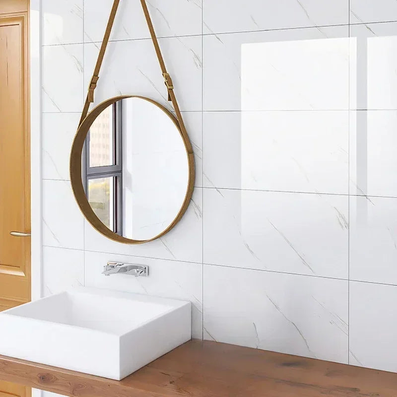 30*30CM Ins Modern European Style Simulation Tile Wall Sticker Waterproof Moisture-proof Bathroom Toilet Kitchen Wall Decoration
