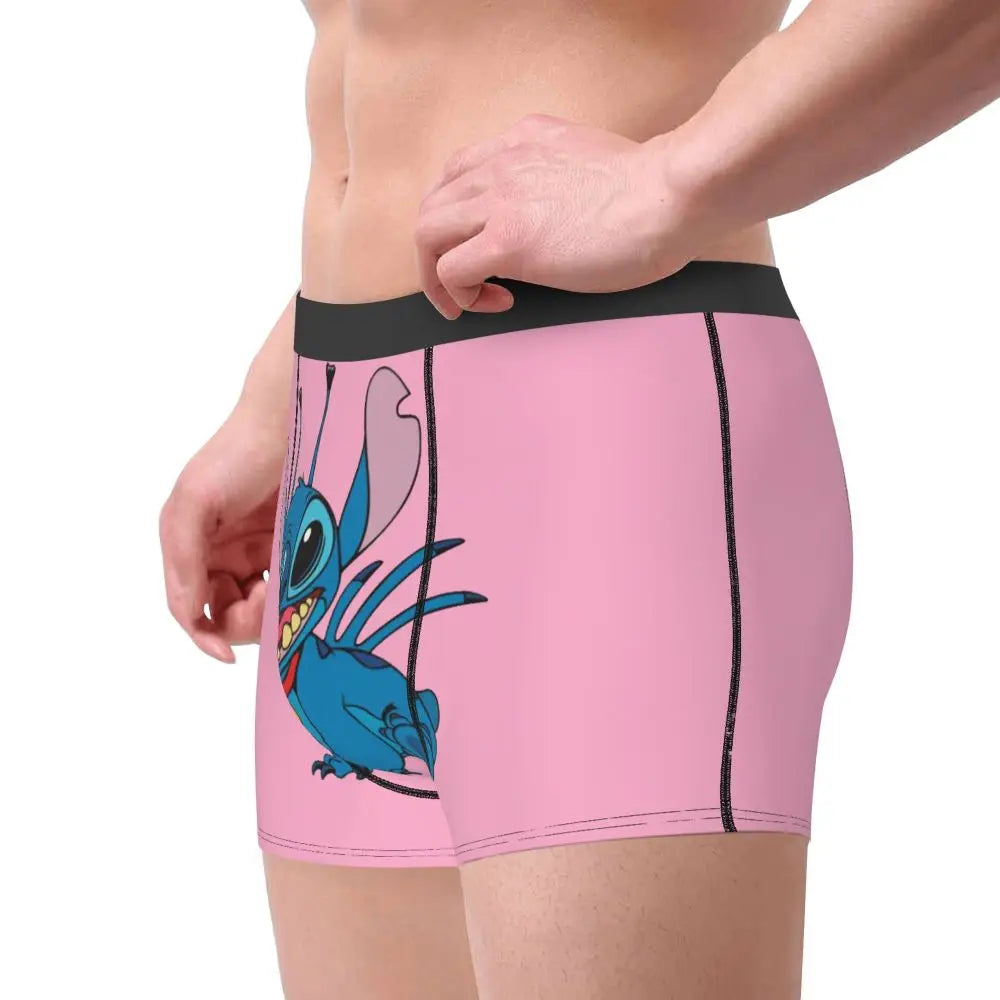 Quần Sịp Nam Lilo Stitch Thoải Mái Phong Cách Anime