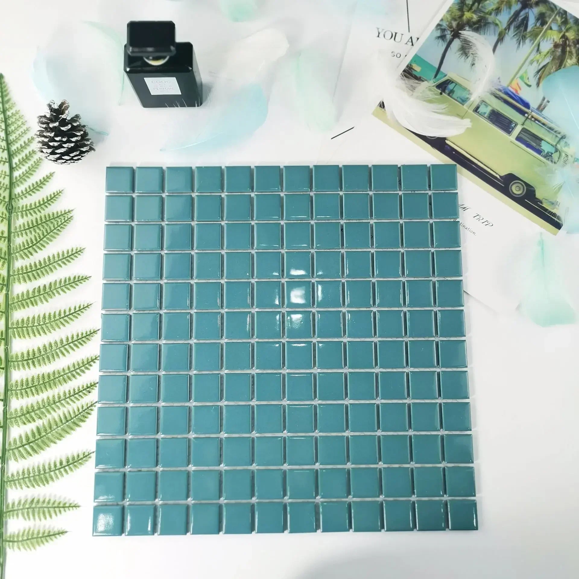 Gạch Mosaic Gốm Ốp Lát Hồ Bơi, Nhà Tắm, Bếp