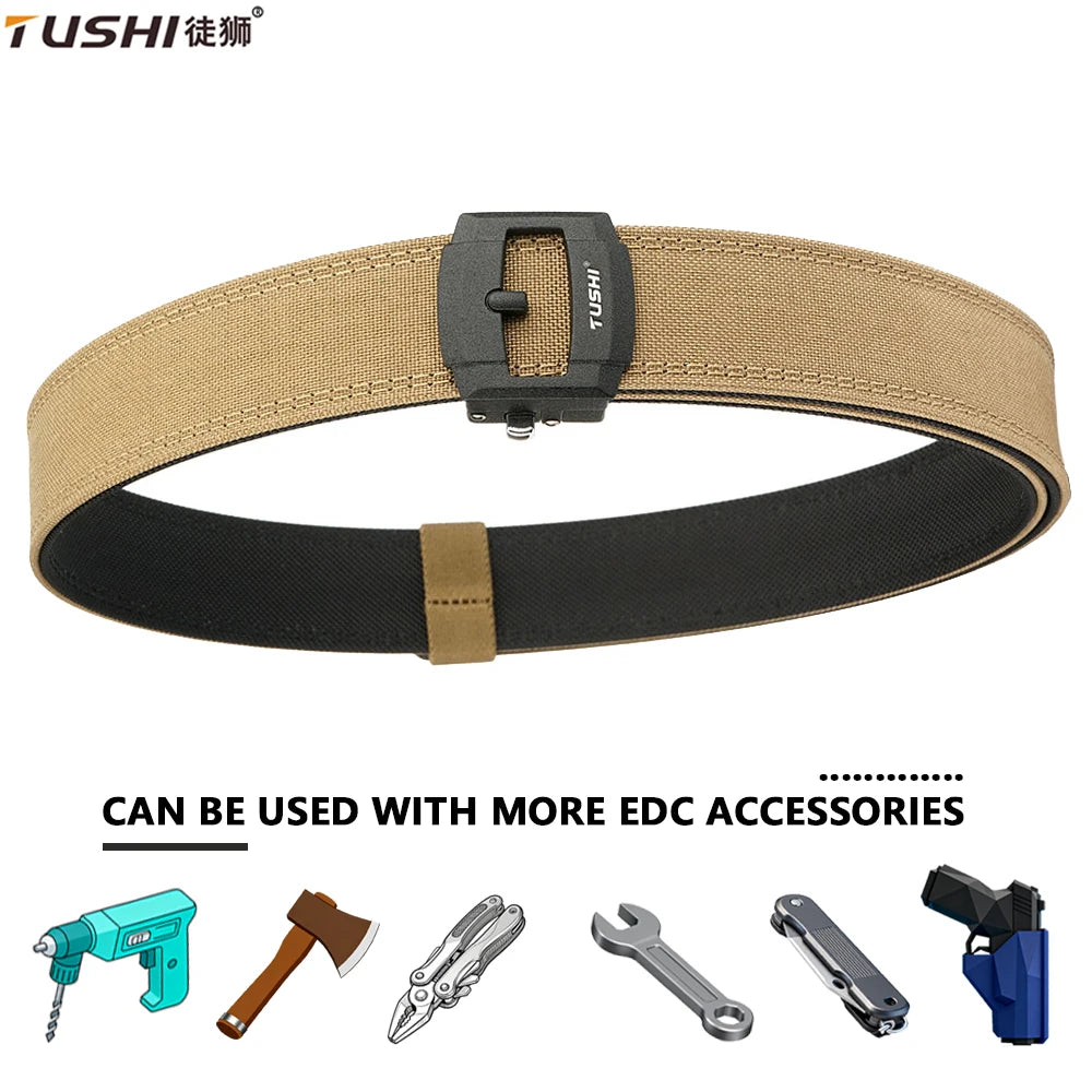 TUSHI Men's and Women's Fashion Multi-Function Breathable Canvas Belt