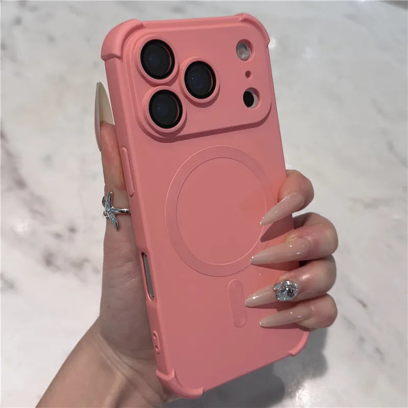 Ốp Lưng Silicone Cao Cấp Magsafe Cho iPhone 17-12