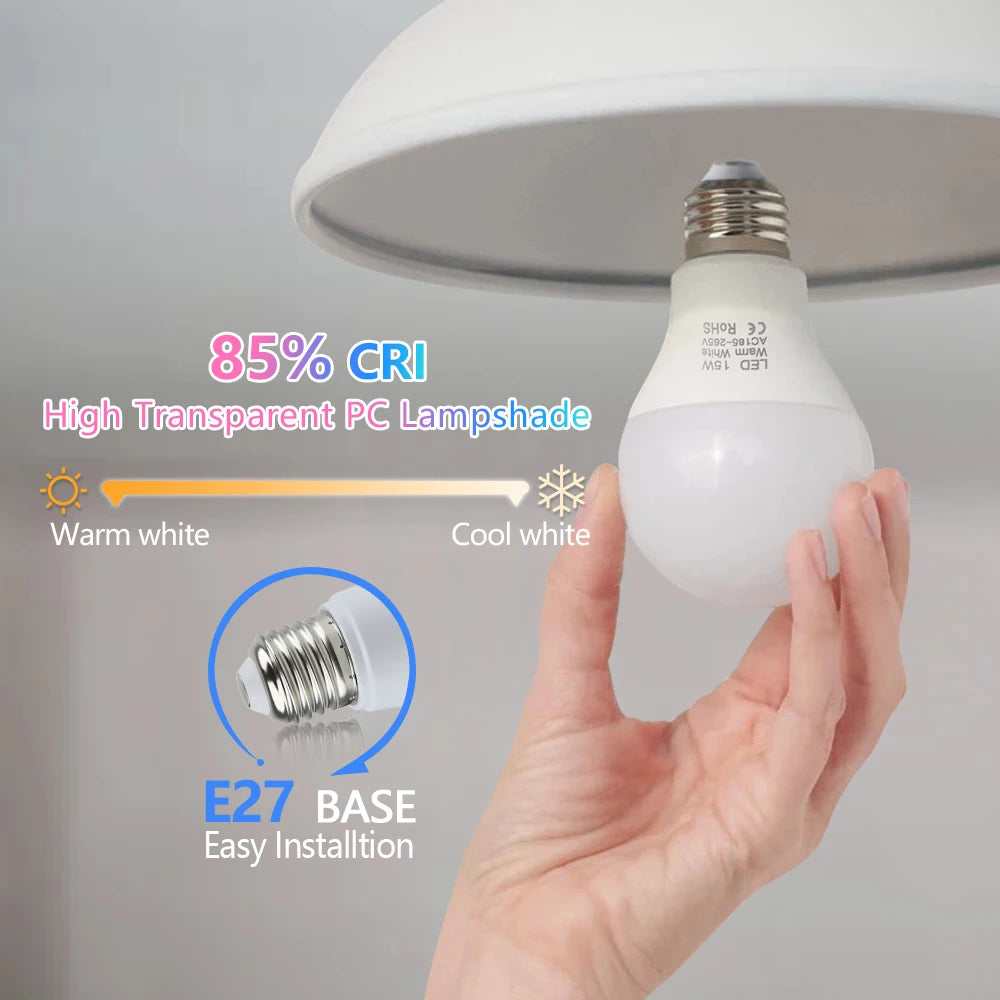 Bóng Đèn LED Siêu Sáng E27 3W-18W AC 220V-240V