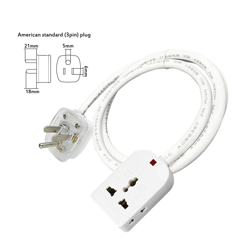 Ổ Điện Đa Năng 7 Lỗ - Dây Dài Tùy Chọn