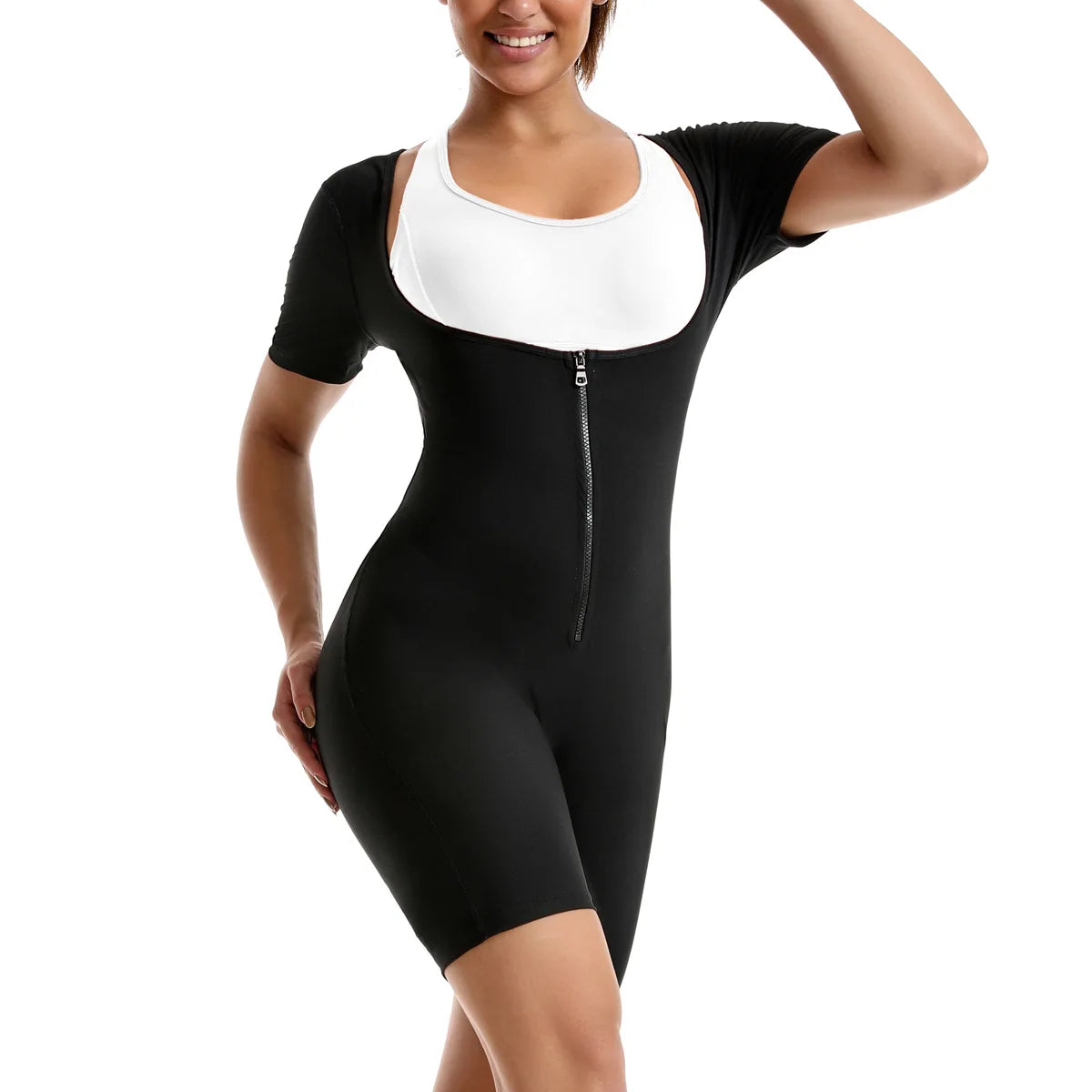 Naisstoo Sauna Suit Women for Weight Loss Fat Burning Full Body Sweat Vest Slimming Waist Trainer Body Shaper - Daisan Mart