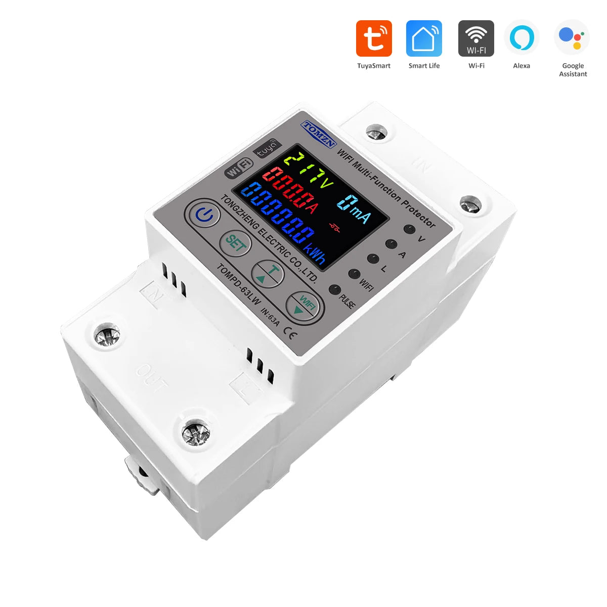 TOMZN 63A Smart Switch Measurement &amp; Protection