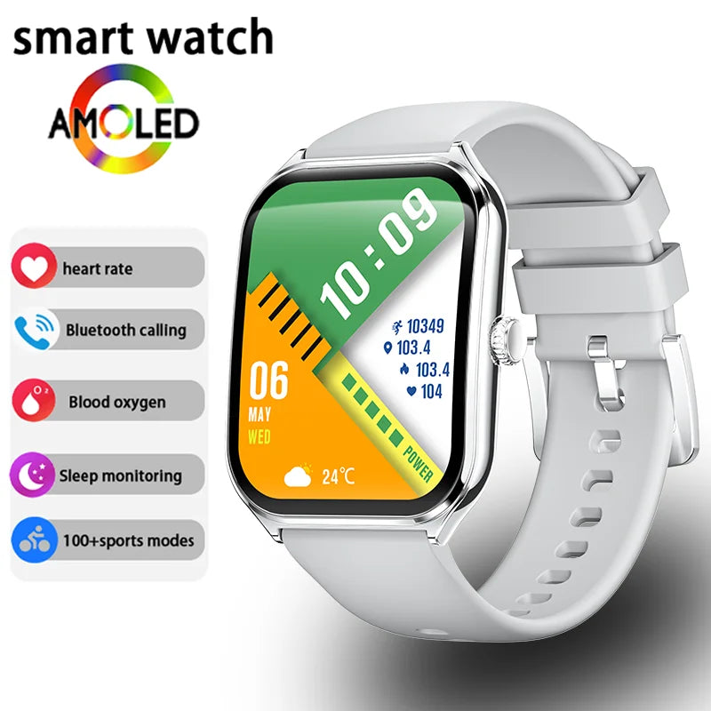 Ultra-Thin Smartwatch 1.96 AMOLED Continuous Display