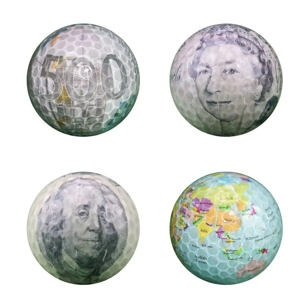 Golf Practice Ball - Multi-Purpose Globe Pattern