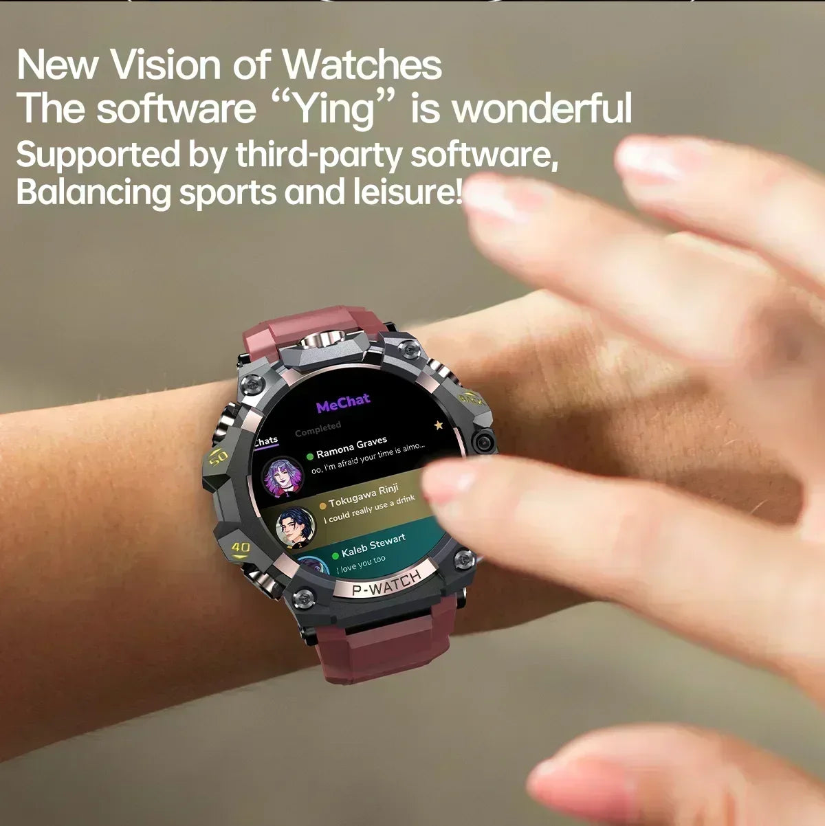 Smartwatch 5G Màn AMOLED 1.5 Camera Kép Chống Nước