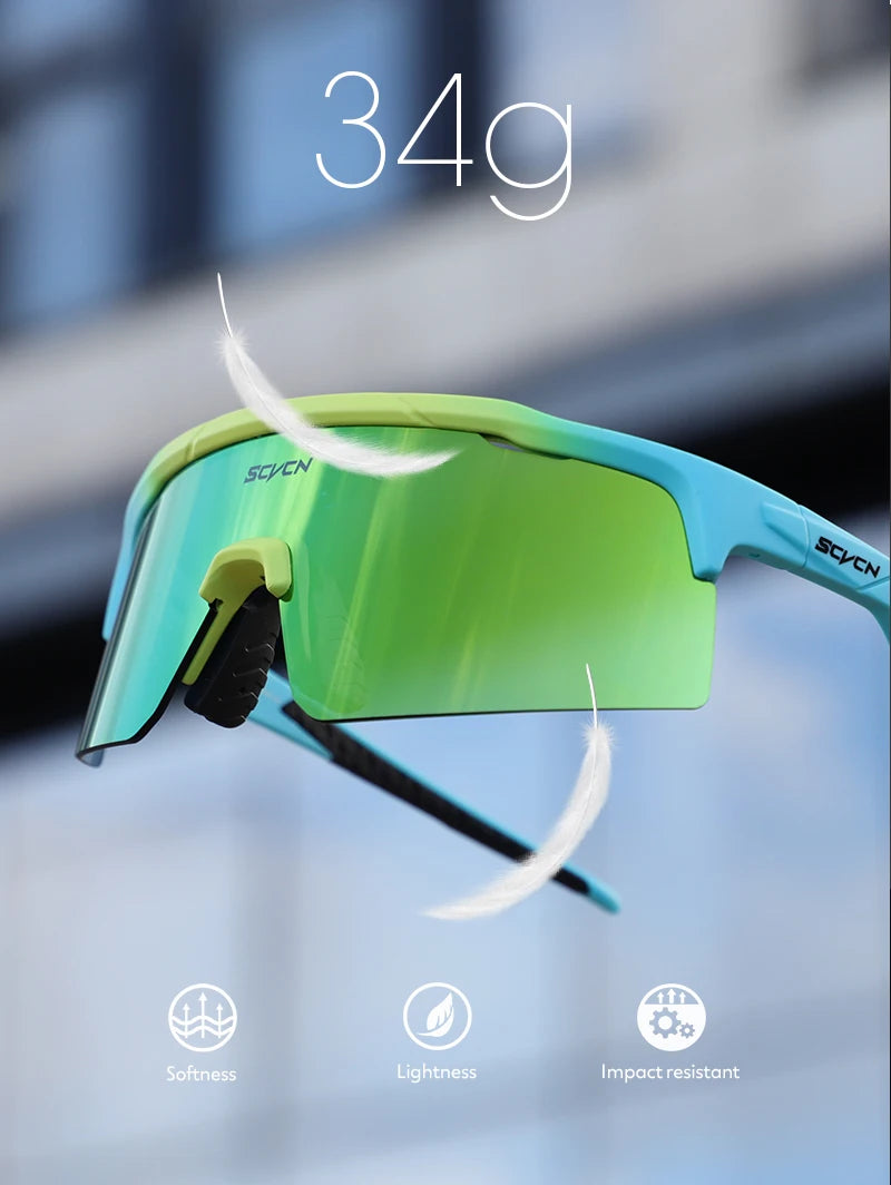 SCVCN Photochromic Sunglasses - Cycling, Sports, UV400 Protection