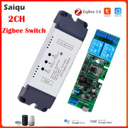 Zigbee WiFi 2-Channel Smart Switch Garage Door Opener