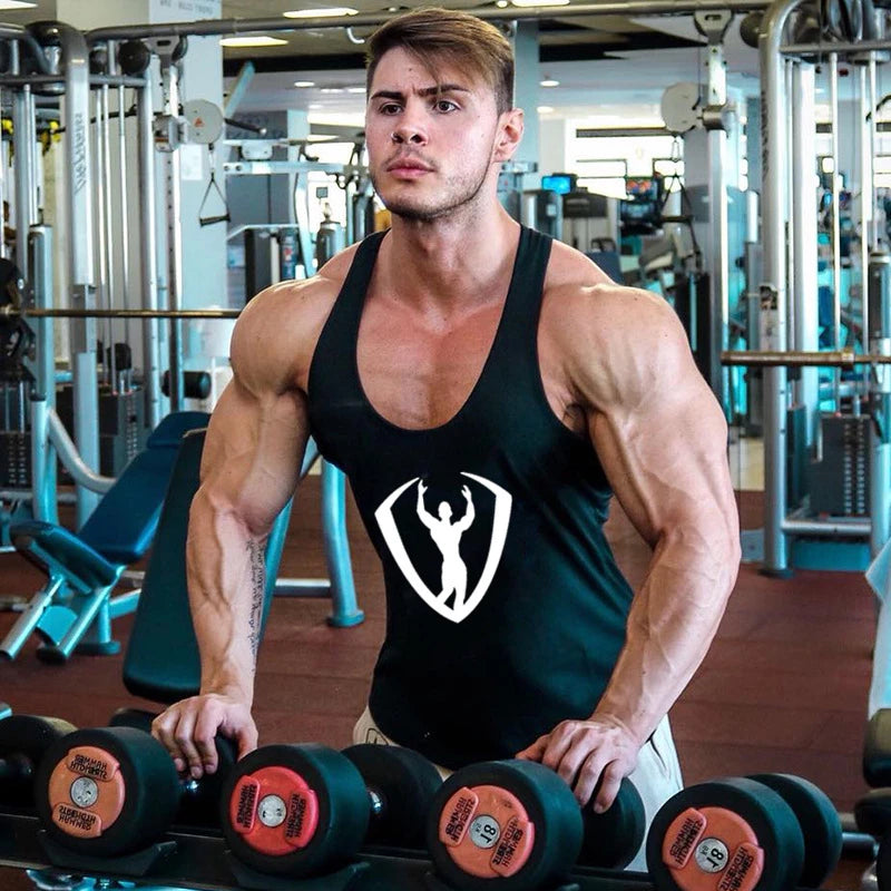 Áo Ba Lỗ Thể Hình Nam - Gym Cotton Không Tay - Daisan Mart