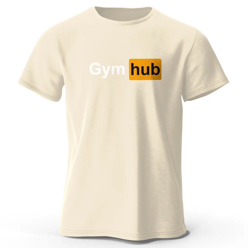 Men's Funny Printed T-Shirt, Loose Cotton Material