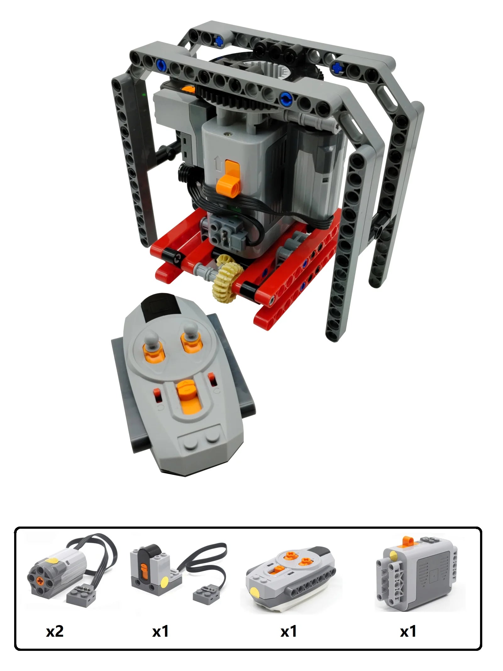 Technical Electric MOC Building Blocks 6-Leg Walking Robot RC Omnidirectional Robot Model DIY  bricks blocks Toy for kids - Daisan Mart