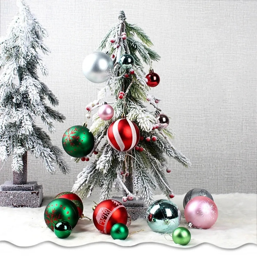 Christmas Balls for Tree Decoration 44 Pieces 3/6CM