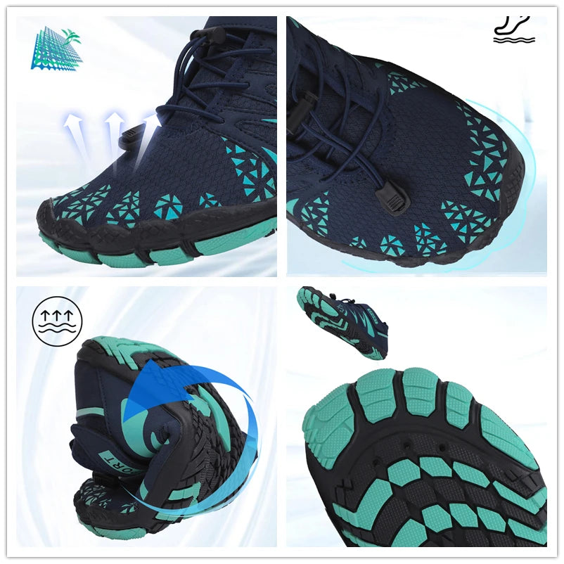 Multi-function Men's and Women's Sports 5-Finger Wading Shoes