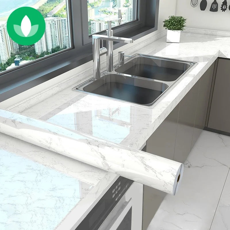 Waterproof Stone Wallpaper for Kitchen Cabinets and Interiors