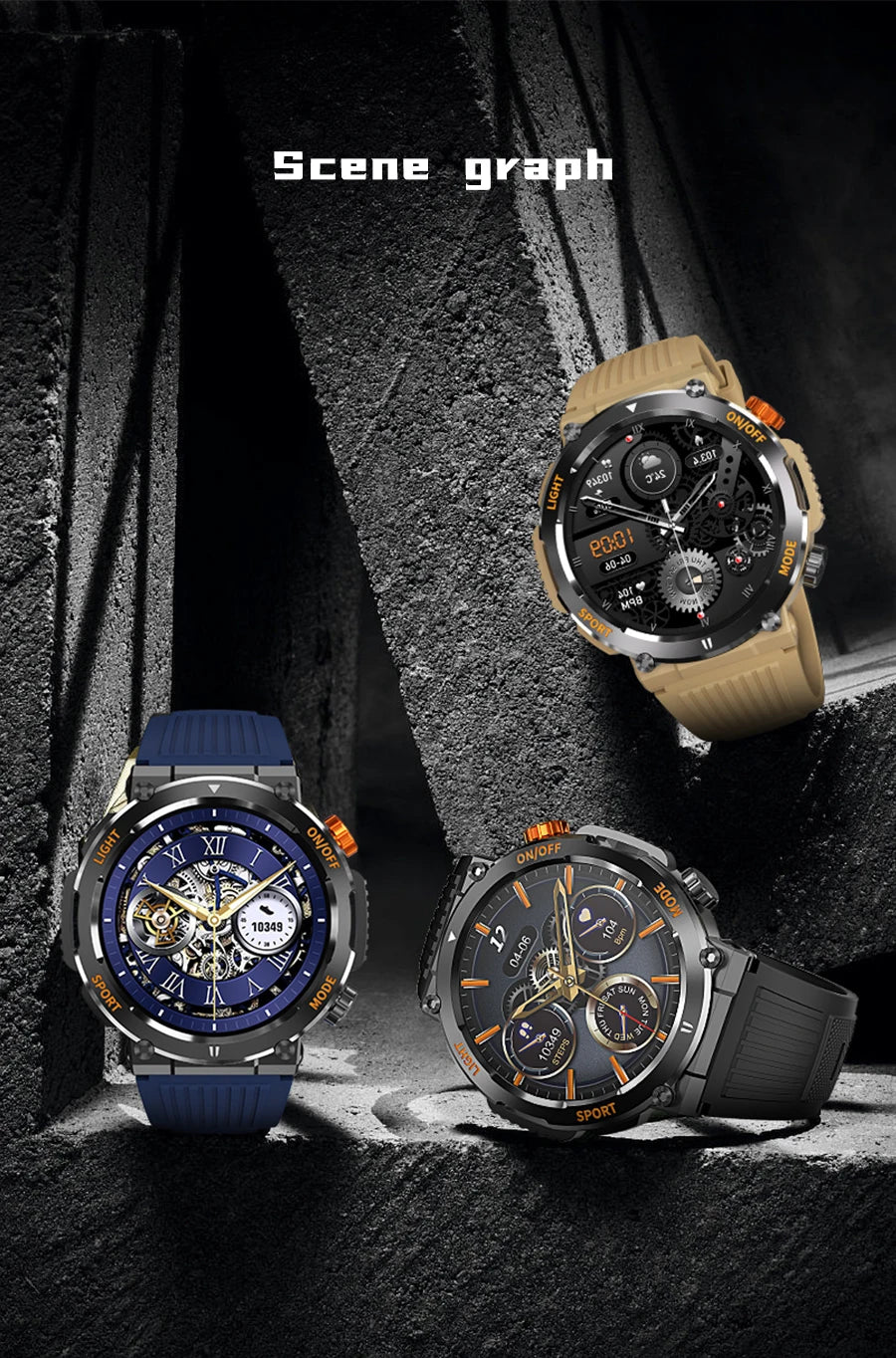 Đồng Hồ Thông Minh Nam 2023 Màn Hình HD Chống Nước