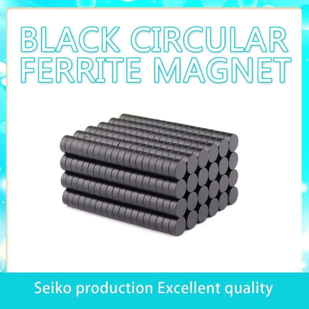 Nam Châm Đen Ferrite Tròn 14-20mm Dạy Học, Dán Tủ - Daisan Mart