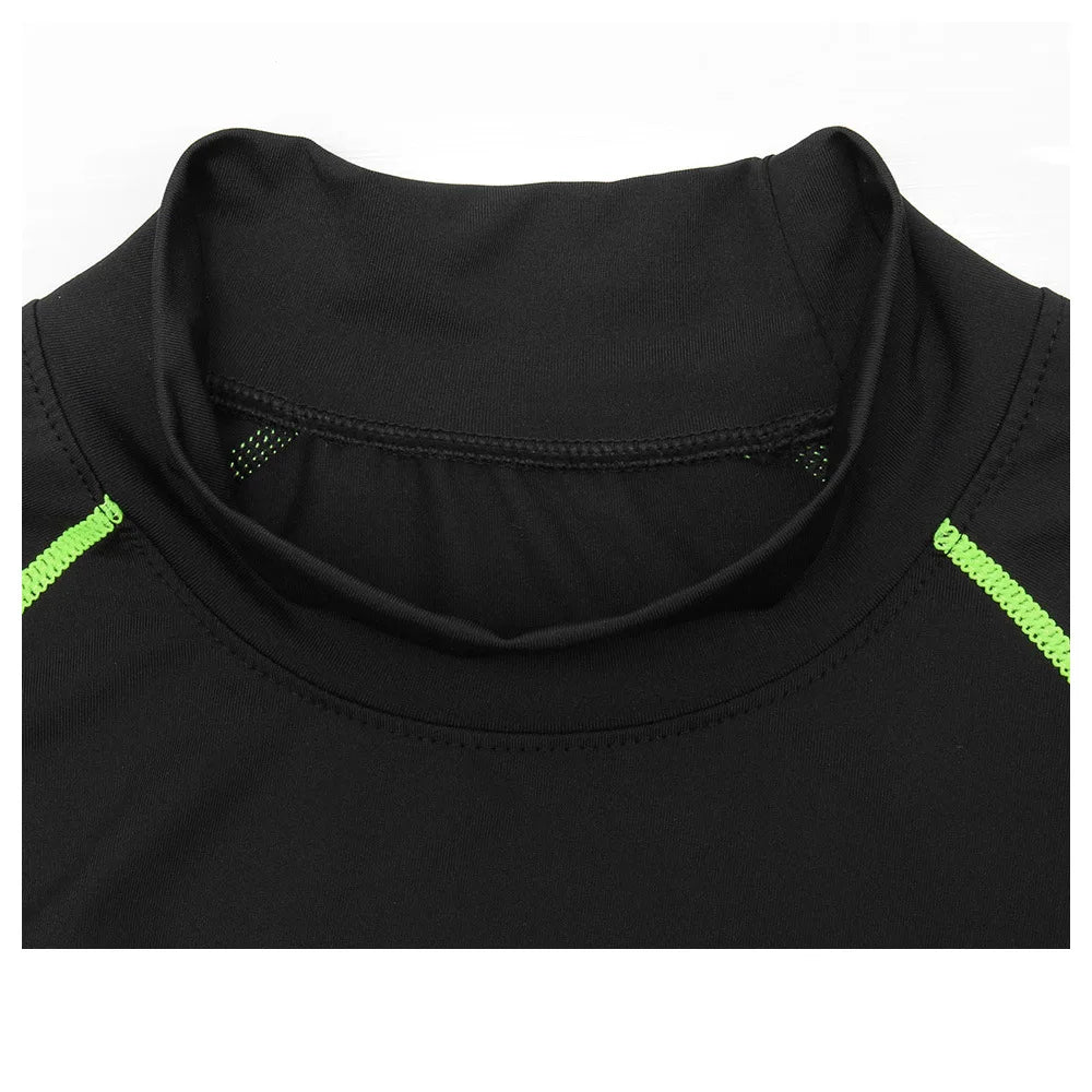 Men's Long Sleeve Quick Dry Stretch Gym Fit Sports Shirt