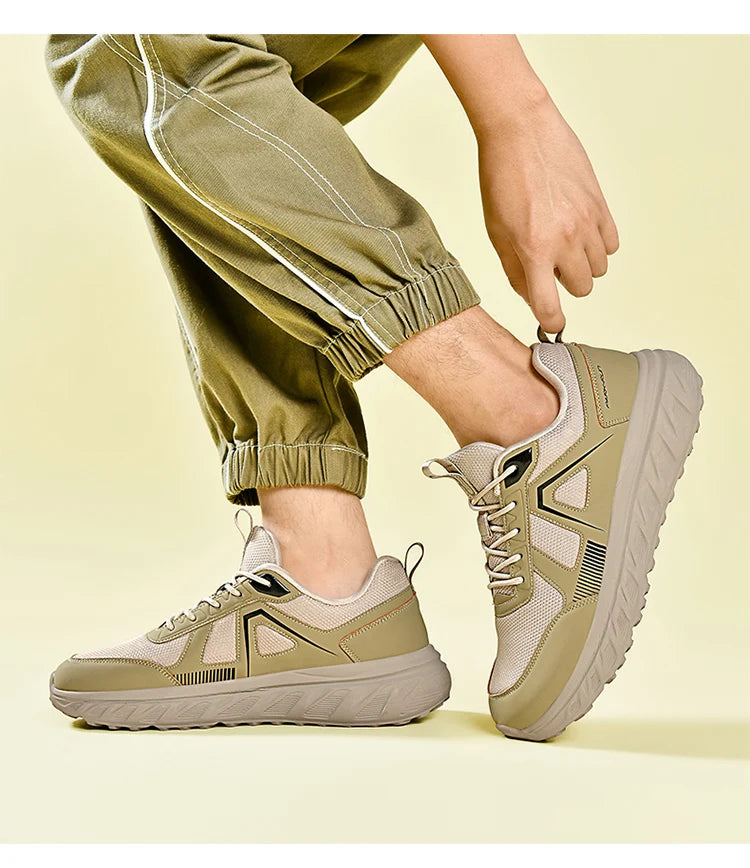 Men's Running Shoes Wide Sole Breathable Anti-Slip