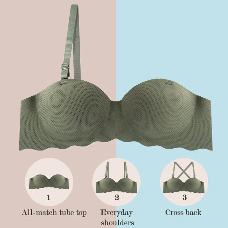Sexy Underwire Push-Up Bra, Wear Like You Don't Have Anything