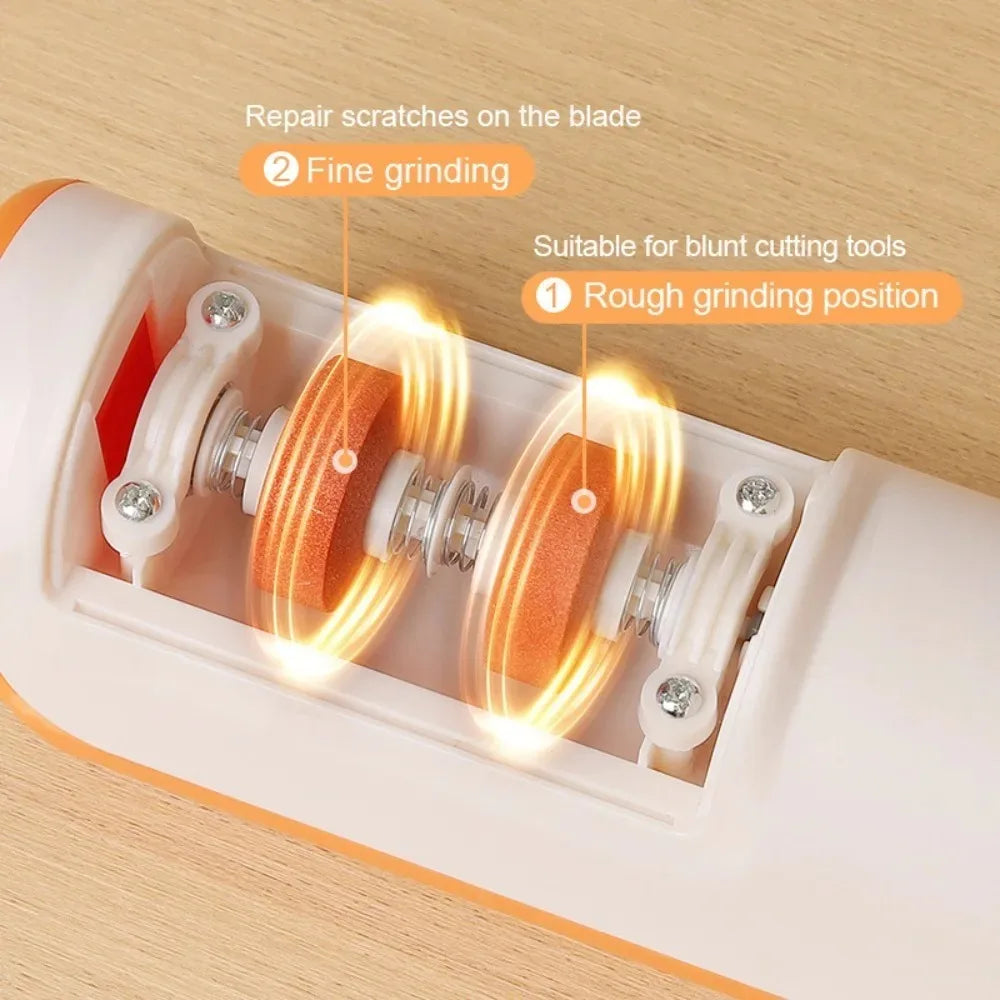 4 speed multi-function electric knife sharpener for kitchen.