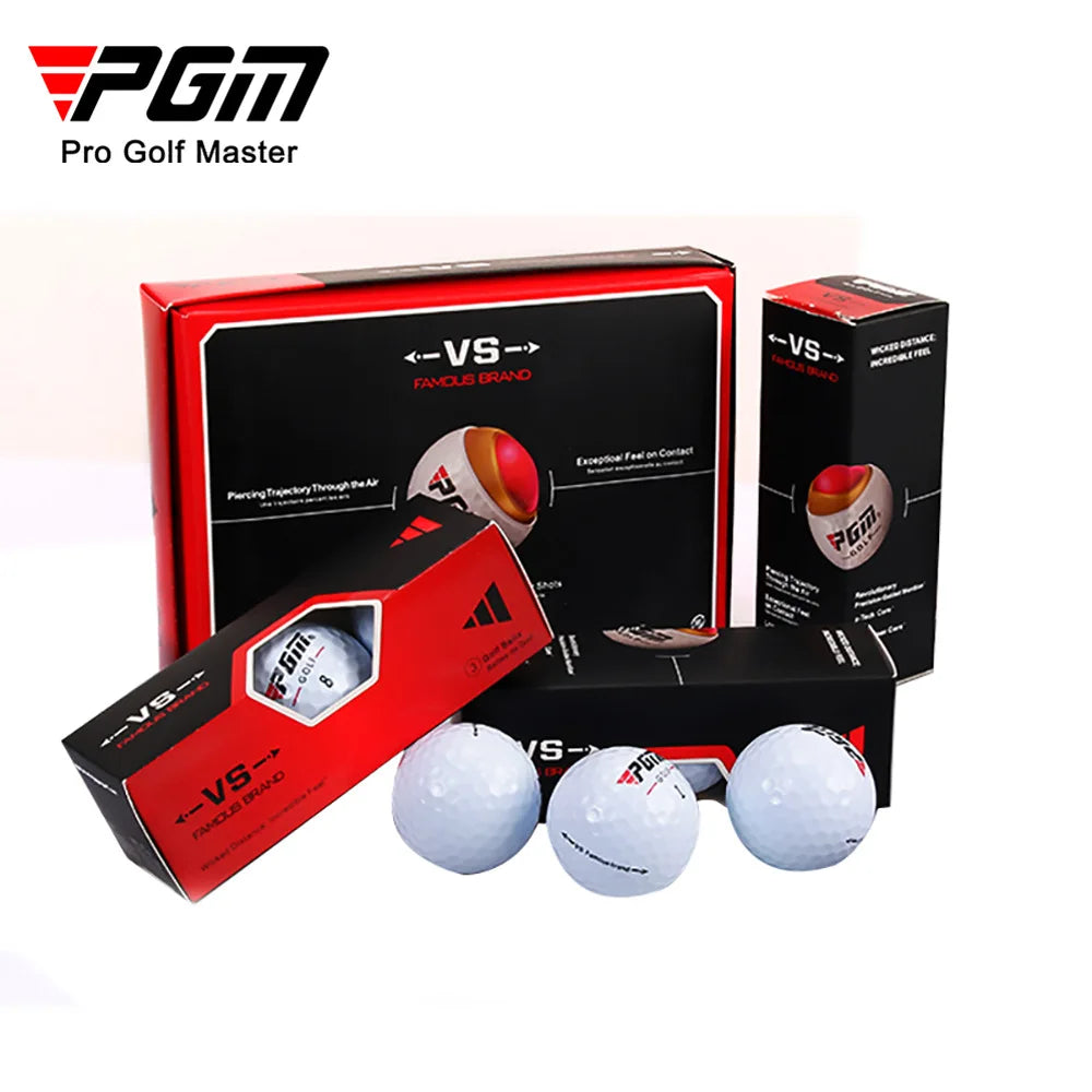 PGM 3-Layer Lightweight Outdoor Practice Golf Ball Set