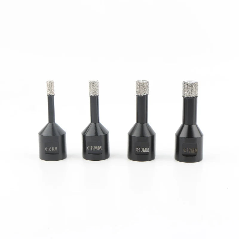 Brazed Dry Drill Bits M14 Thread Vacuum Brazed Diamond Dry Drilling Bits Hole Saw Ceramic Tile Granite Marble Hole Opener Tools