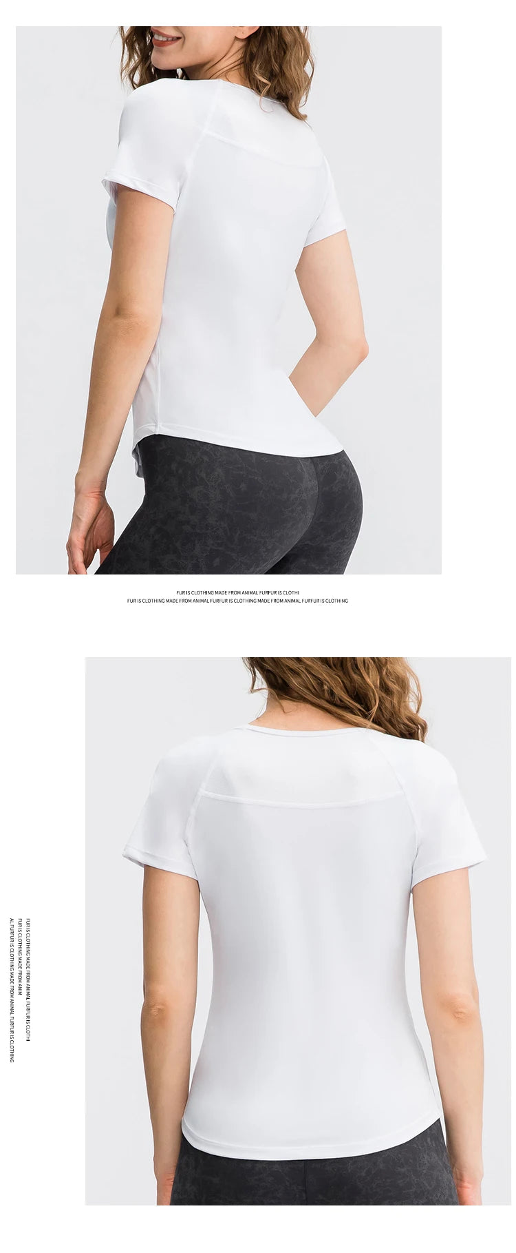 Áo Tập Yoga Nữ Thoáng Khí Nhanh Khô Ngắn Tay - Daisan Mart