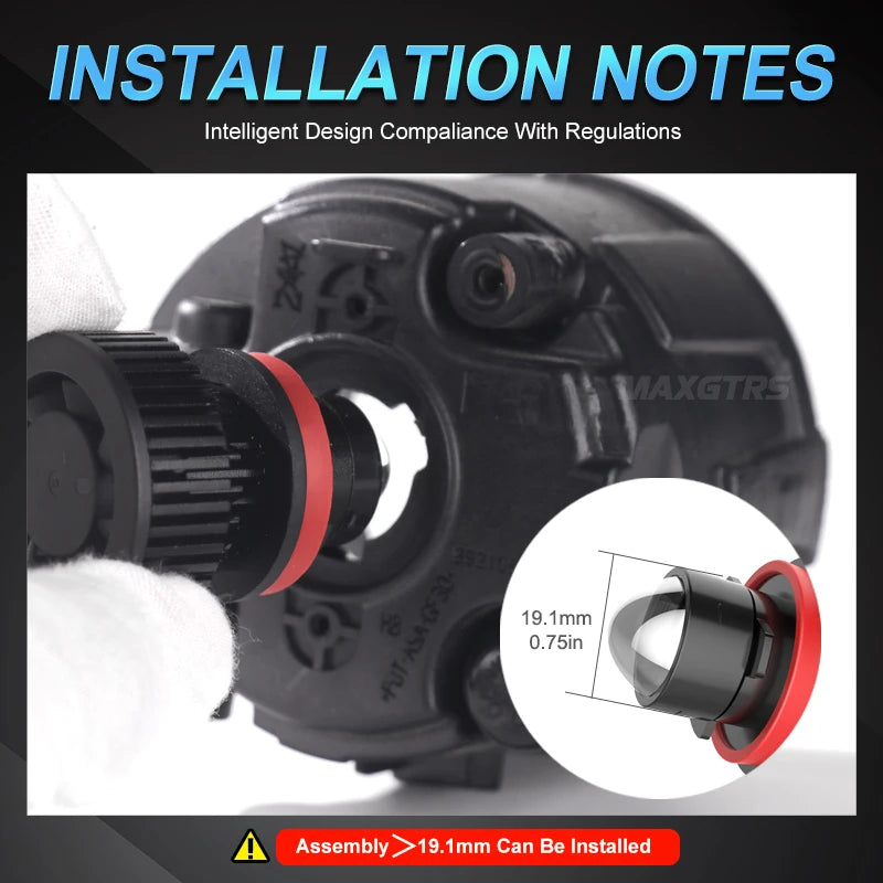 Mini Car LED Headlights H7 H11 9005 9006 3000K