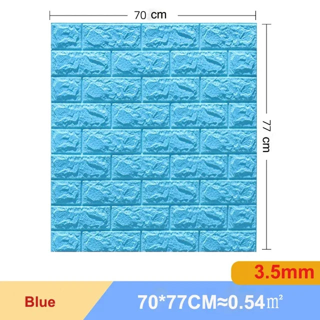 10Pcs 3D Self-Adhesive Wall Stickers Living Room Home Luxury Wall Decor Peel and Stick DIY Modern Wallpaper Bathroom Waterproof