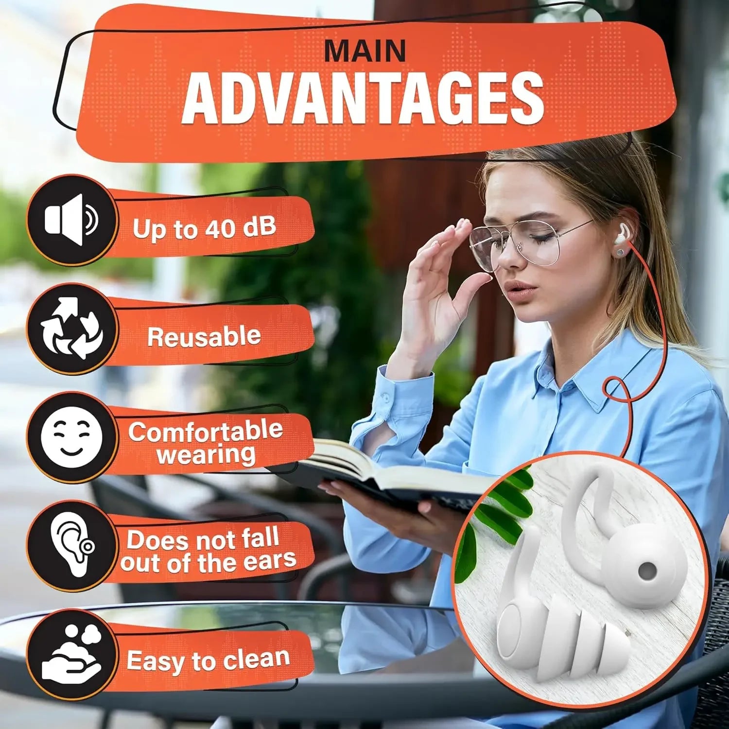 Nút Tai Chống Ồn 3 Lớp Silicone Mềm - Ngủ & Bơi - Daisan Mart
