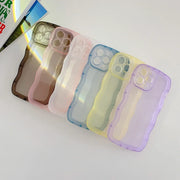 Cute Transparent Ripple Case For iPhone