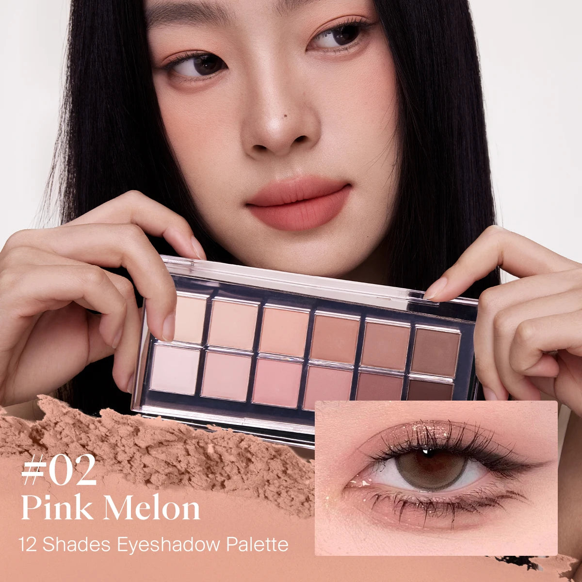 Mỹ Phẩm JOOCYEE - Bảng Màu Mắt 12 Ô Rực Rỡ - Daisan Mart