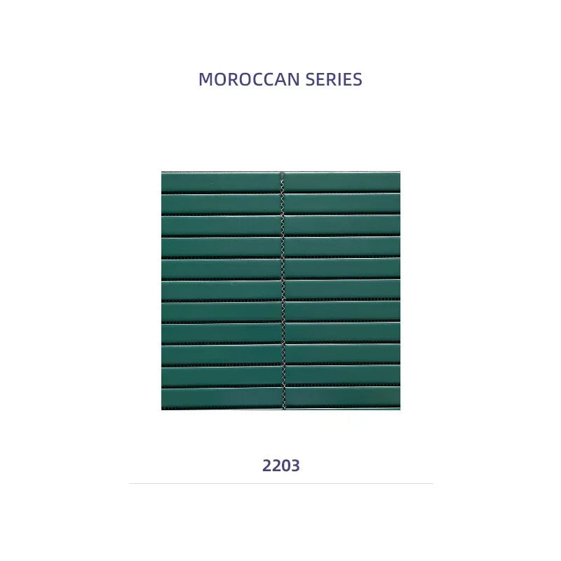 22x145 Long Concave Porcelain Mosaic Tiles for Bathroom Decoration