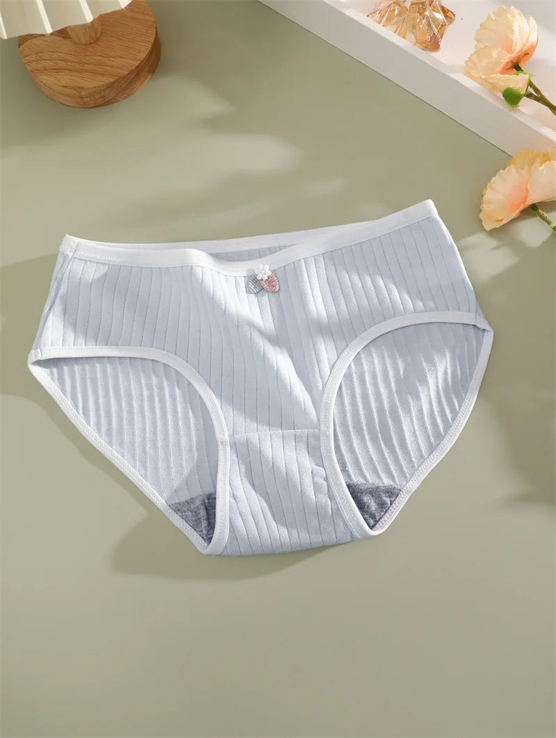 Sexy Cotton Women's Underwear 4 Pieces - Sports String