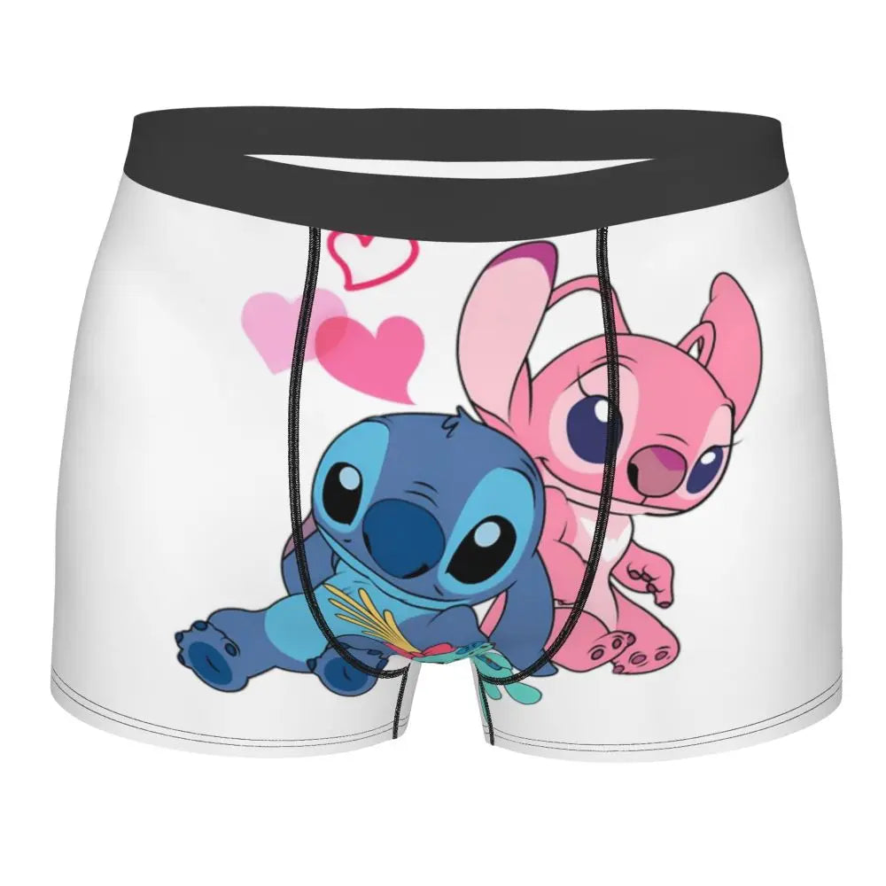 Quần Sịp Nam Lilo Stitch Thoải Mái Phong Cách Anime