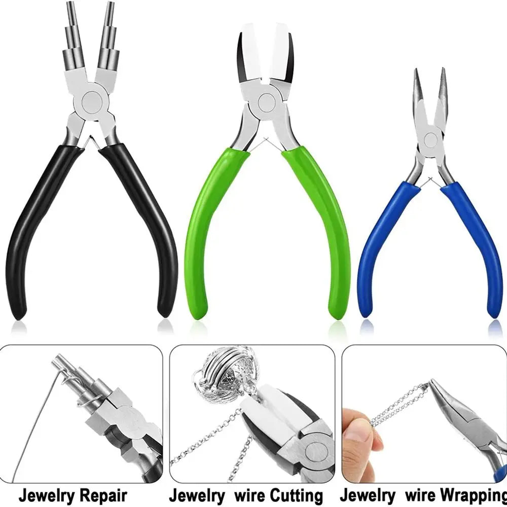 Durable, abrasion-resistant, multi-purpose jewelry pliers