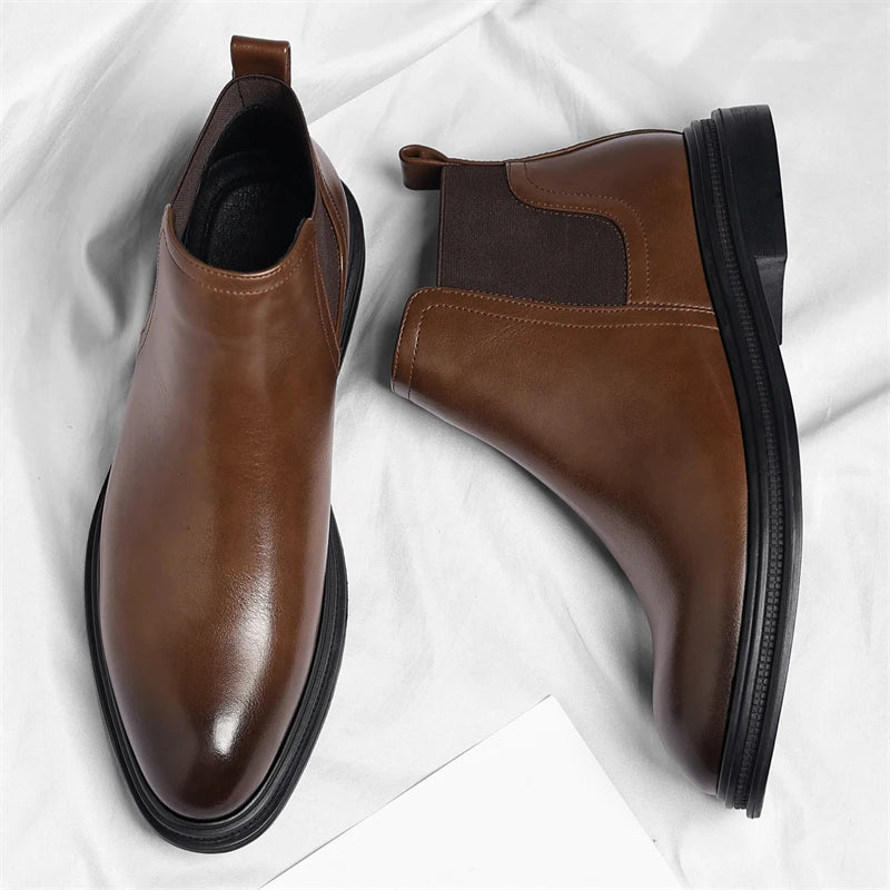 Men's Chelsea Boots - Soft Leather - Luxurious &amp; Elegant