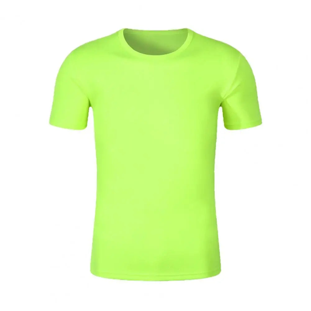 Unisex Quick Dry Running T-Shirt with Exquisite Edges